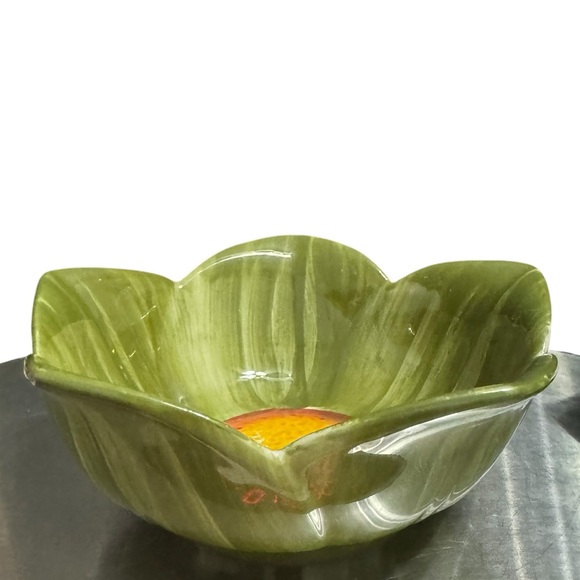 Set of 4 Tara Temp-Tations Sunflower Old World 12oz Flower Bowls/Ovenware - Picture 7 of 11